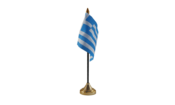 Greece Table Flags